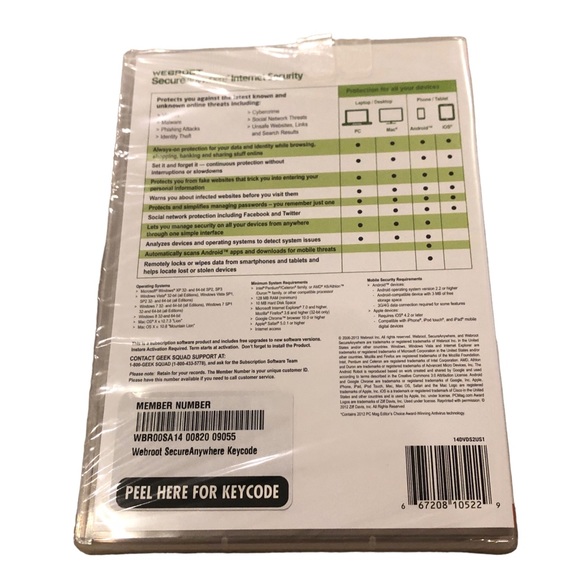 Internet Security Webroot Security Anywhere - Picture 2 of 4